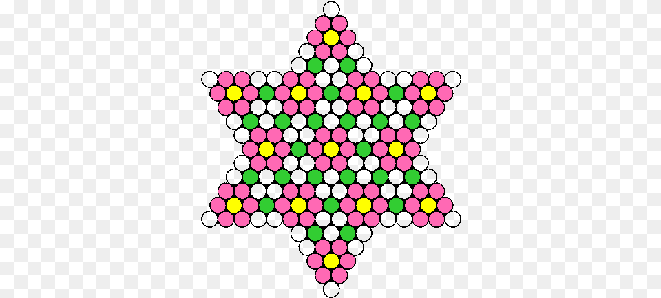 Flower Star Bead Pattern Star And Circular Pattern, Purple Png