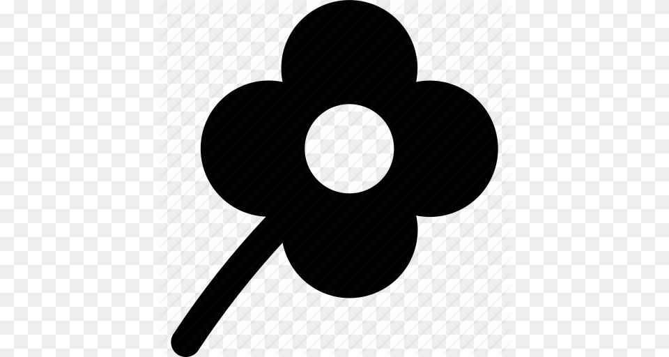 Flower Stem Icon, Silhouette, Lighting Png Image