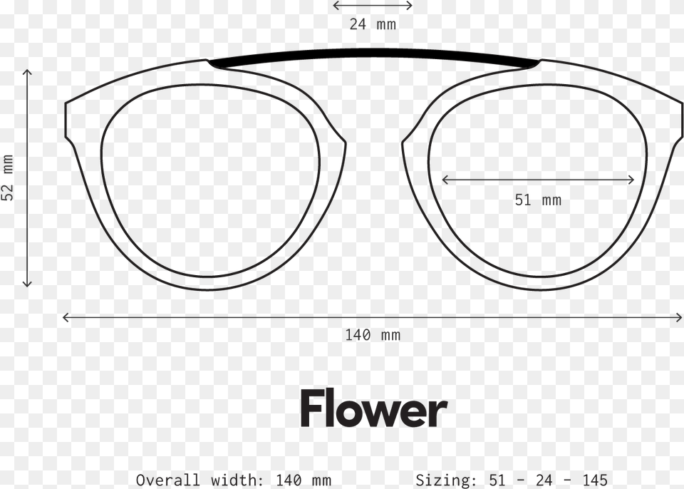 Flower Sunglasses Fit Information Curtis Flowers, Accessories, Glasses, Chart, Plot Png