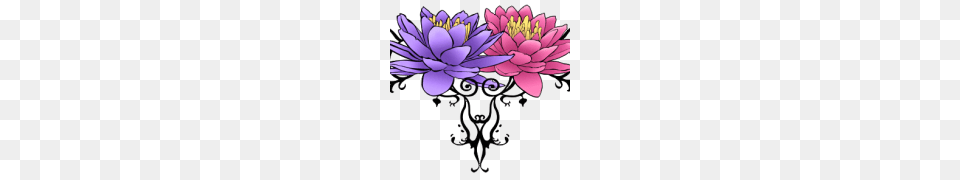 Flower Tattoo Clipart, Dahlia, Plant, Purple, Daisy Free Transparent Png