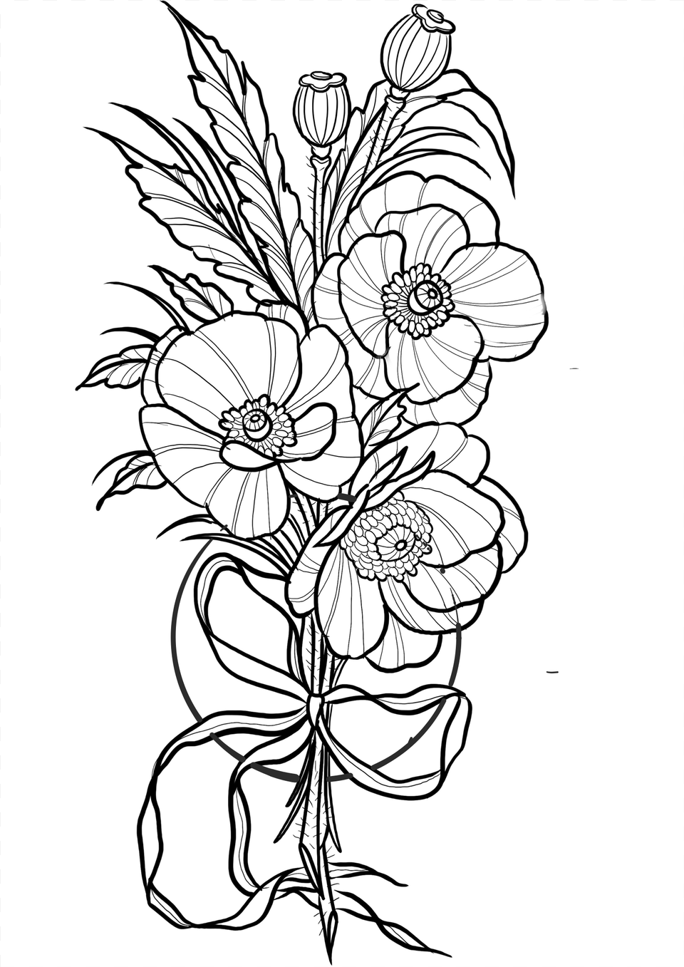 Flower Tattoo Designs, Art, Drawing, Floral Design, Graphics Free Png