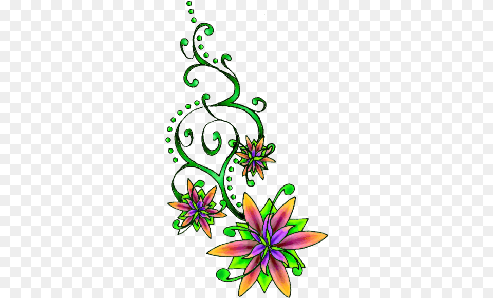 Flower Tattoo Images Flower Tattoo Clipart, Art, Floral Design, Graphics, Pattern Free Transparent Png