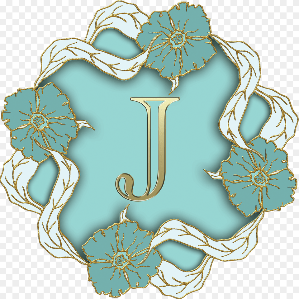 Flower Theme Capital Letter J, Pattern, Art, Graphics, Floral Design Free Transparent Png