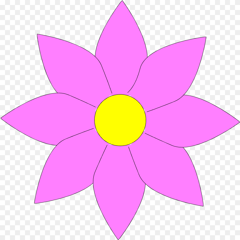 Flower Transparent Background Clipart Flower, Purple, Plant, Dahlia, Daisy Free Png Download