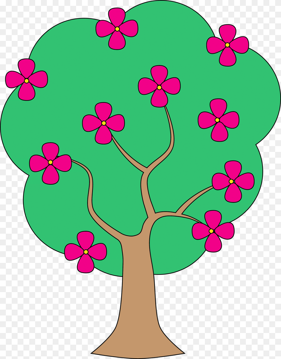 Flower Tree Cliparts, Pattern, Art, Plant, Graphics Png