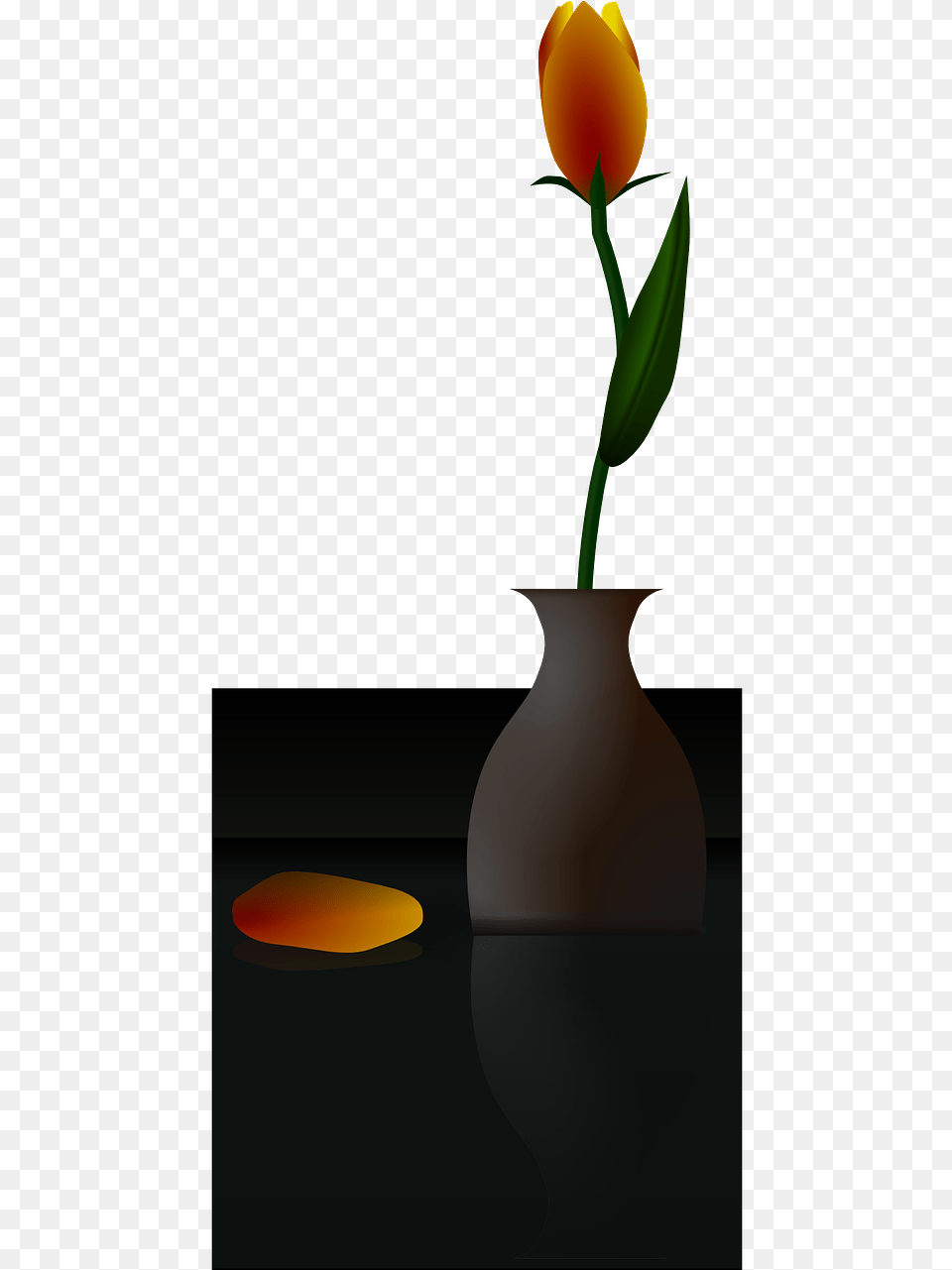 Flower Vase Black Background, Flower Arrangement, Jar, Plant, Pottery Free Transparent Png