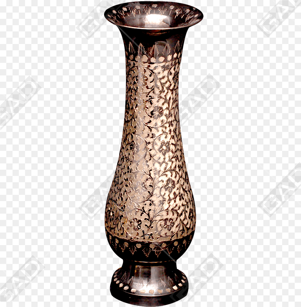 Flower Vase Glass Jasmine Gold Firki Vase, Jar, Pottery, Bronze, Adult Free Png Download