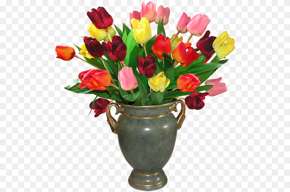 Flower Vase With Transparent Background Transparent Flower Vase, Flower Arrangement, Flower Bouquet, Jar, Plant Png Image