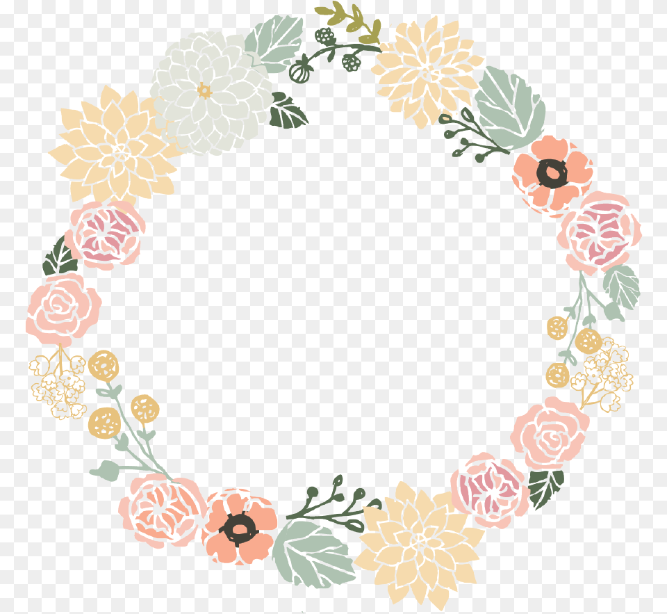 Flower Vector Frame, Art, Floral Design, Graphics, Pattern Free Png