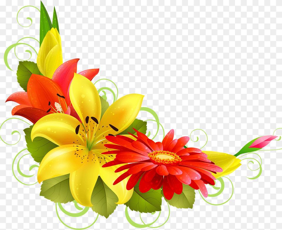 Flower Vector Transparent Flower For Wedding Card Design, Art, Pattern, Graphics, Flower Bouquet Free Png