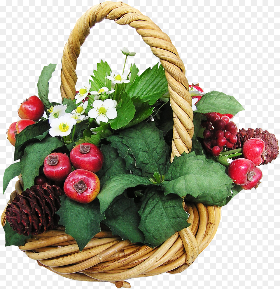 Flower Vegetable Basket, Flower Arrangement, Plant, Flower Bouquet, Food Png Image
