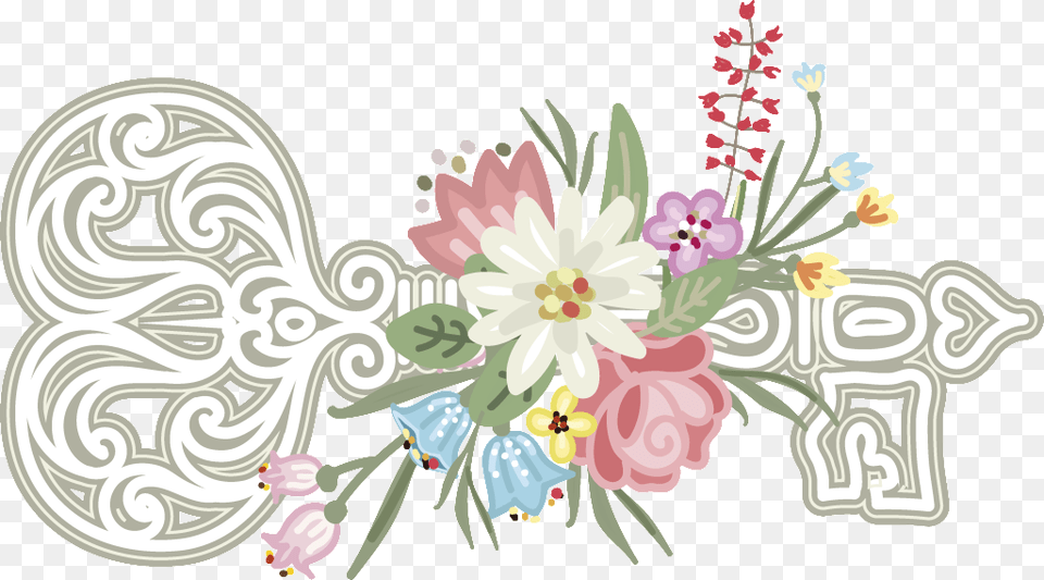 Flower Wedding Butterfly Ornament Ai Artificial Flower, Art, Floral Design, Graphics, Pattern Free Png Download