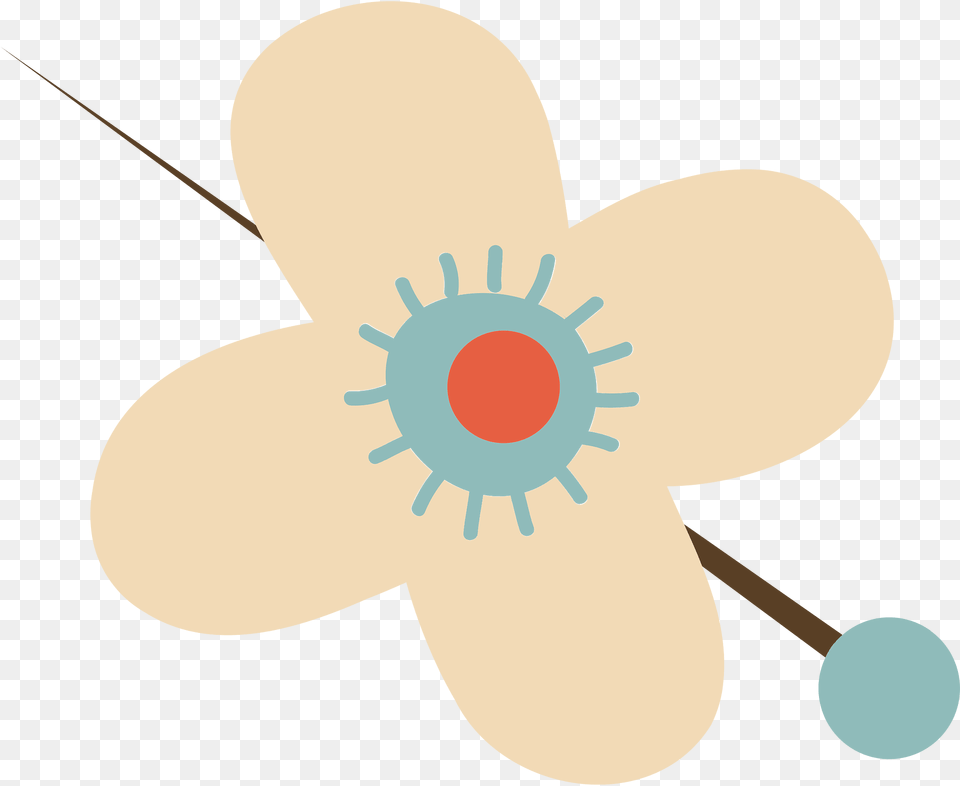 Flower With Pin Clipart, Anemone, Plant, Daisy, Sea Life Free Png Download