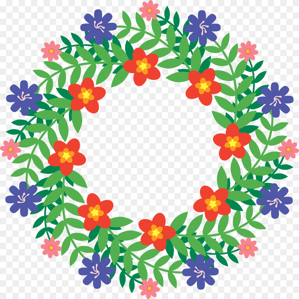 Flower Wreath Clipart, Art, Floral Design, Graphics, Pattern Png Image