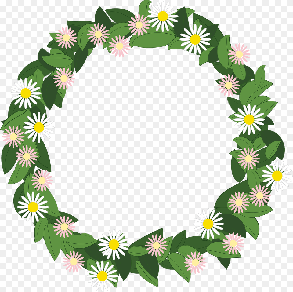 Flower Wreath Clipart, Art, Pattern, Plant, Graphics Free Png Download