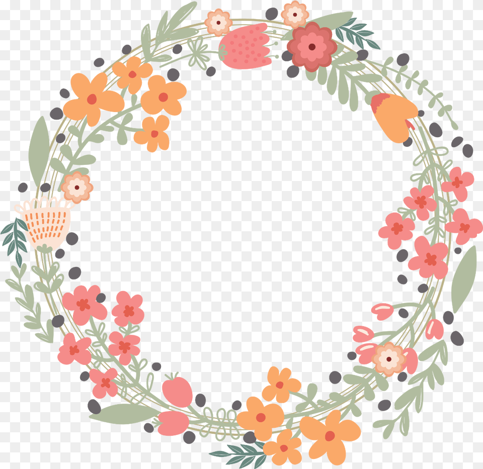 Flower Wreath Flower Coloring Book Adult The Beautiful, Art, Floral Design, Graphics, Pattern Free Png Download