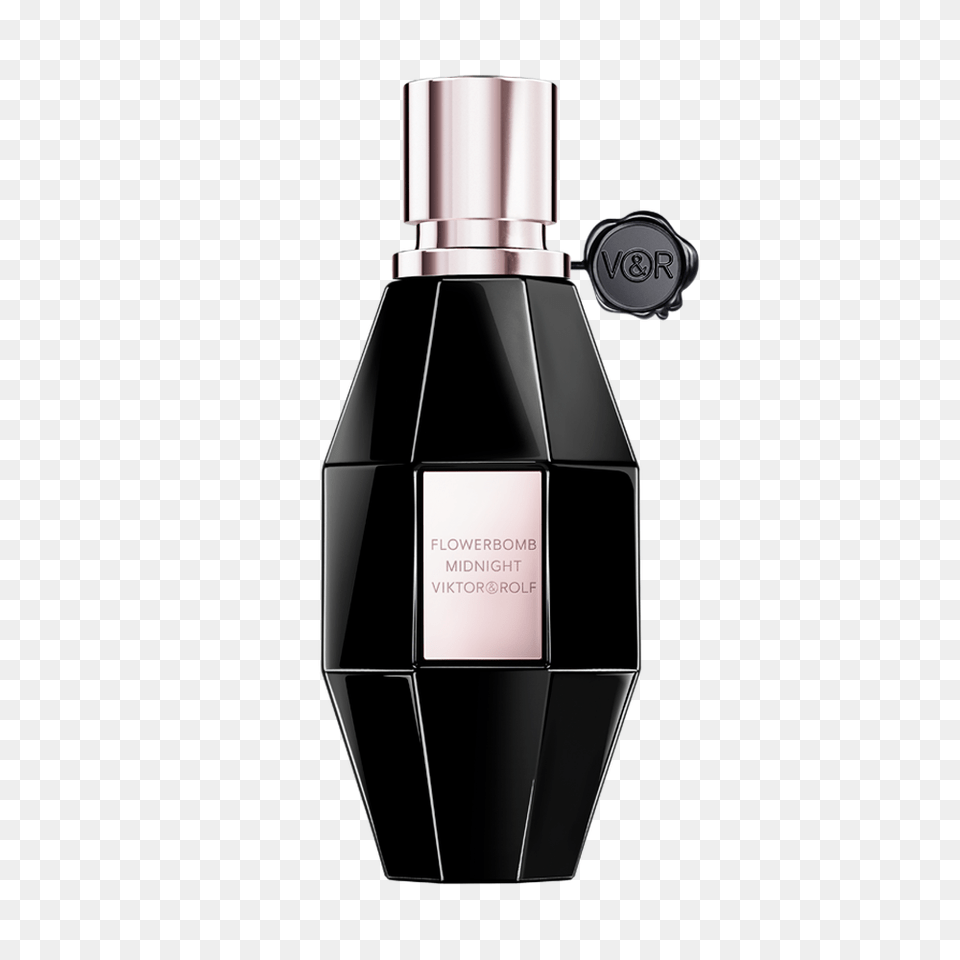 Flowerbomb Midnight Viktor Rolf Perfume, Bottle, Cosmetics Png
