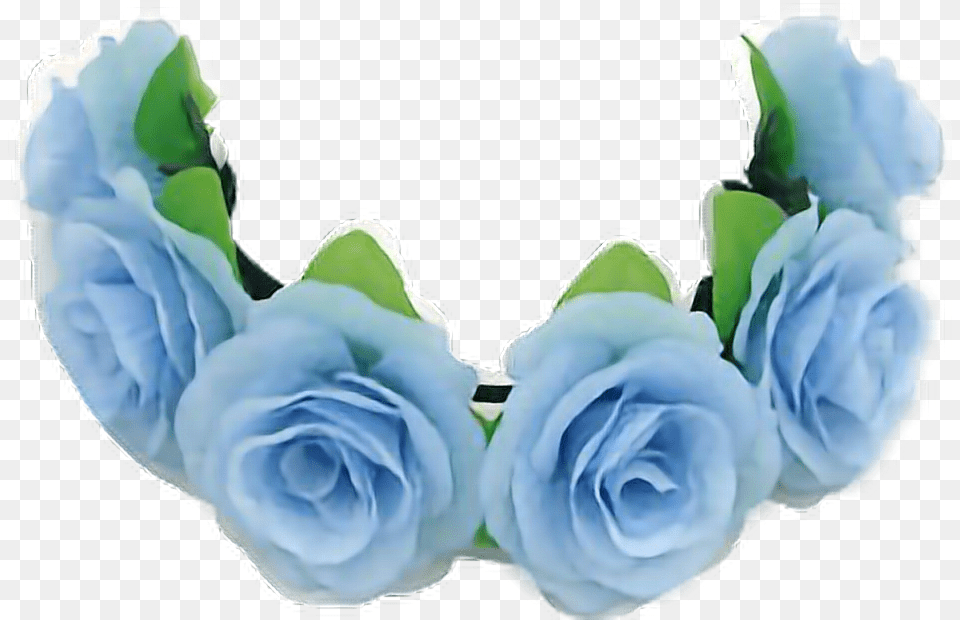 Flowercrown Flowers Flower Blue Blueflower Crown, Plant, Rose, Accessories, Petal Free Png