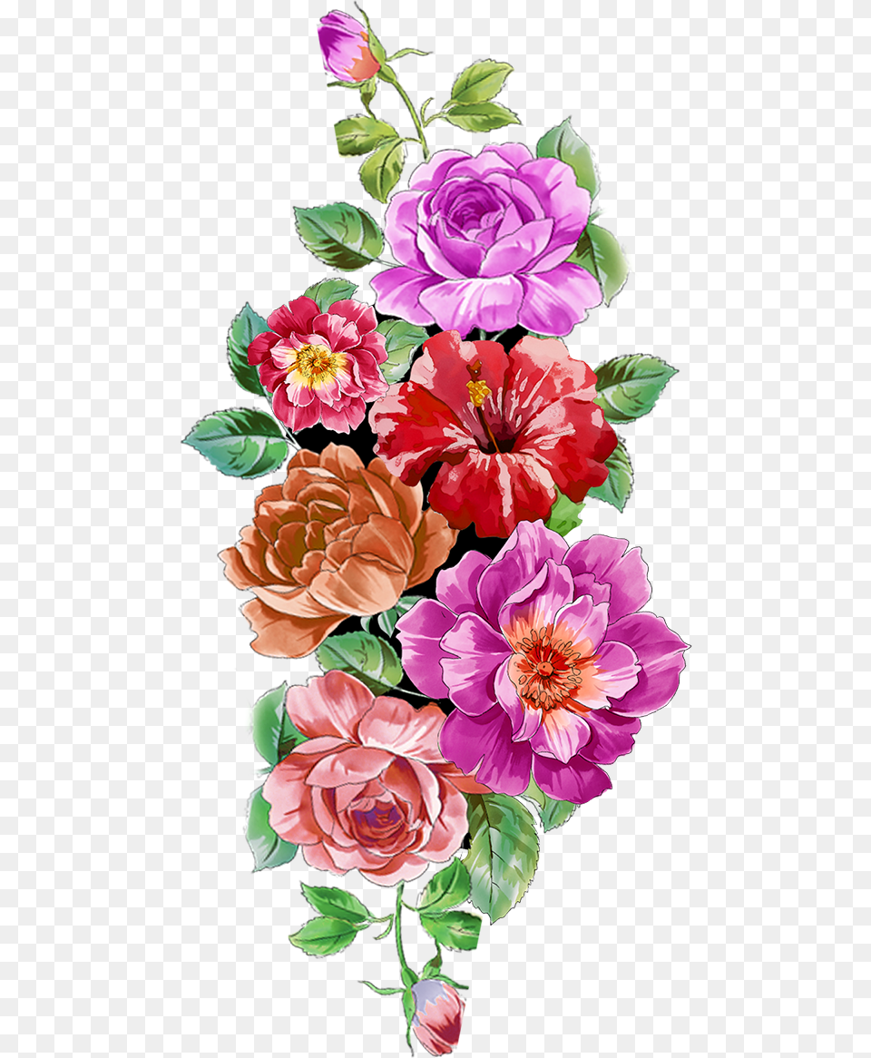 Flowerflower Patchpatchstone Work Flower Patch Designflowerssaree Psd, Art, Plant, Pattern, Graphics Free Transparent Png