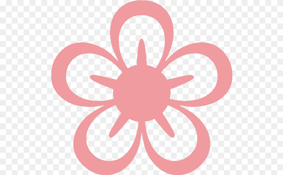 Flowerit 5 Pink 5 Petal Flower Clip Art, Plant, Person Png Image