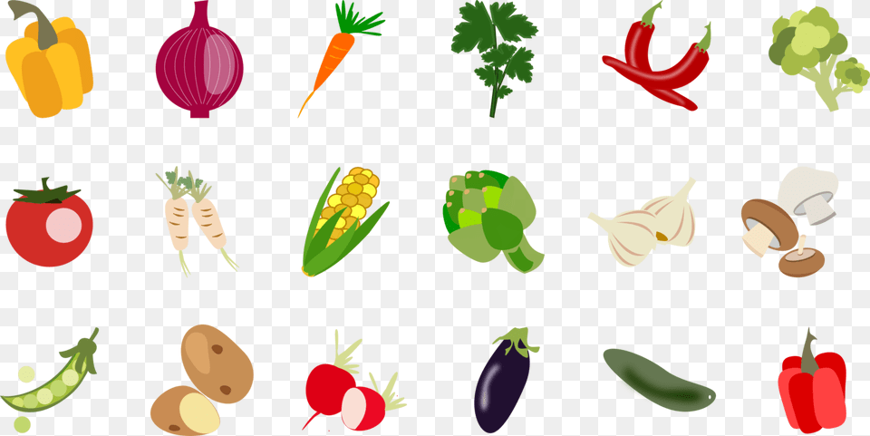 Flowerleaffood Vegetable Icons, Food, Produce, Plant, Animal Free Png Download