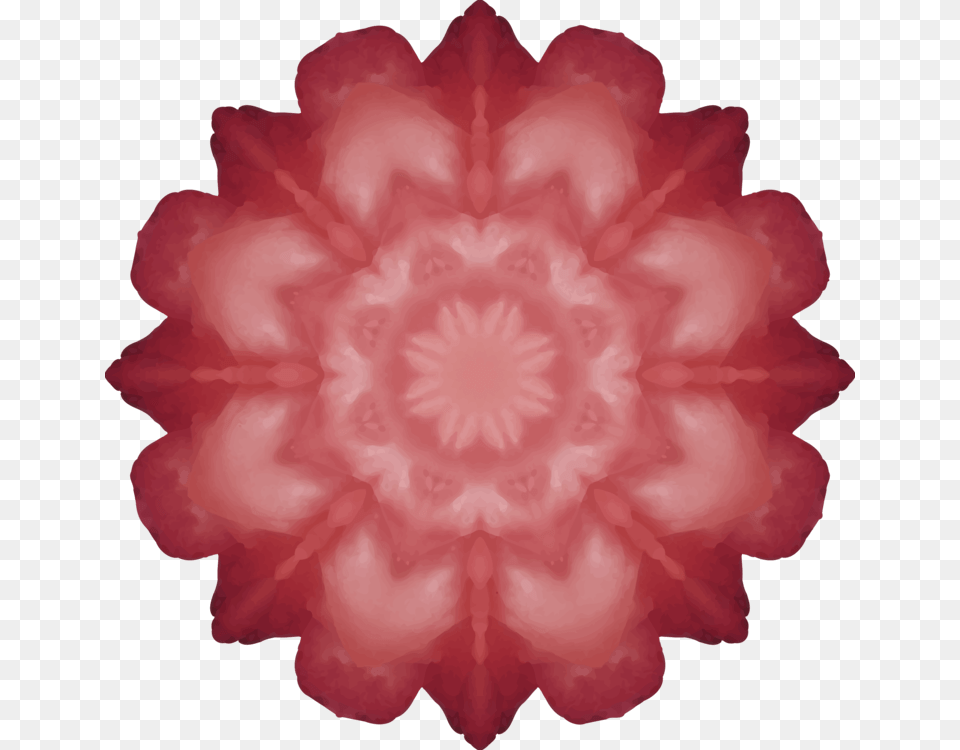 Flowerpeachsymmetry Motif, Dahlia, Flower, Petal, Plant Free Png Download