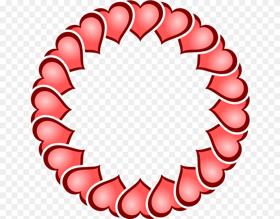 Flowerpetalcircle Clipart Royalty Svg Border Design Heart Frame, Berry, Raspberry, Produce, Plant Free Transparent Png