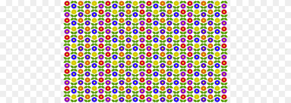 Flowers Pattern, Purple, Quilt, Patchwork Png Image