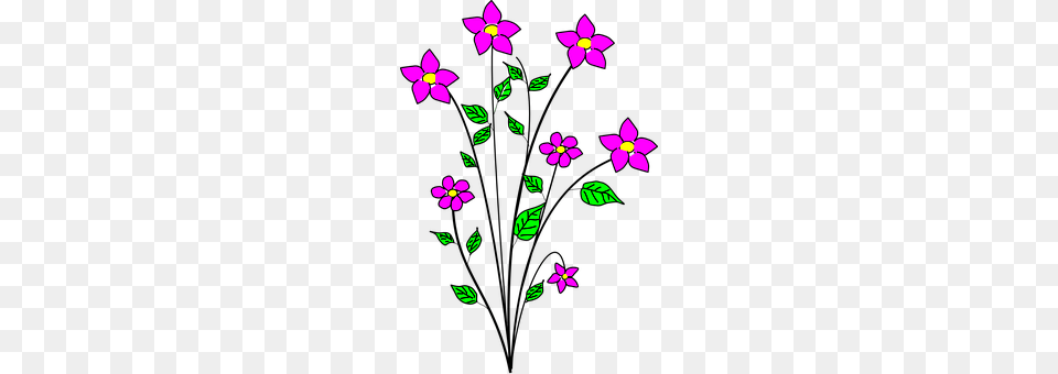 Flowers Art, Pattern, Purple, Graphics Png Image