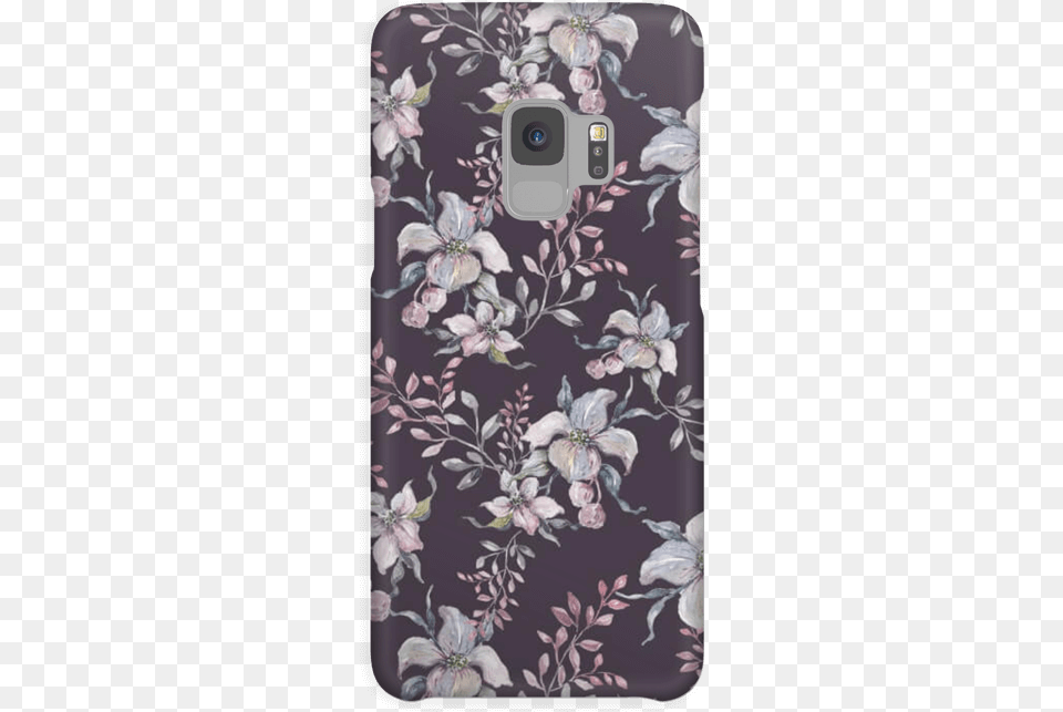 Flowers Amp Purple Case Galaxy, Electronics, Mobile Phone, Phone, Pattern Png Image