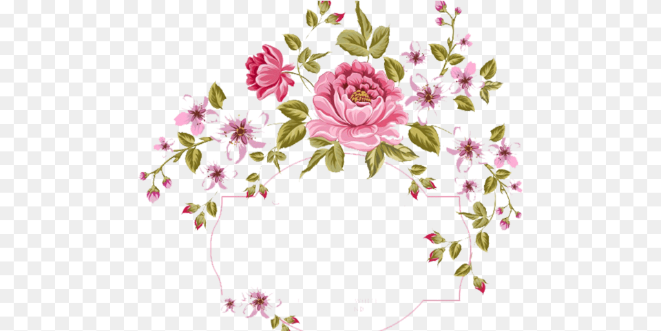 Flowers Borders Clipart Flower Garland Flower Drawing, Art, Floral Design, Graphics, Pattern Free Png