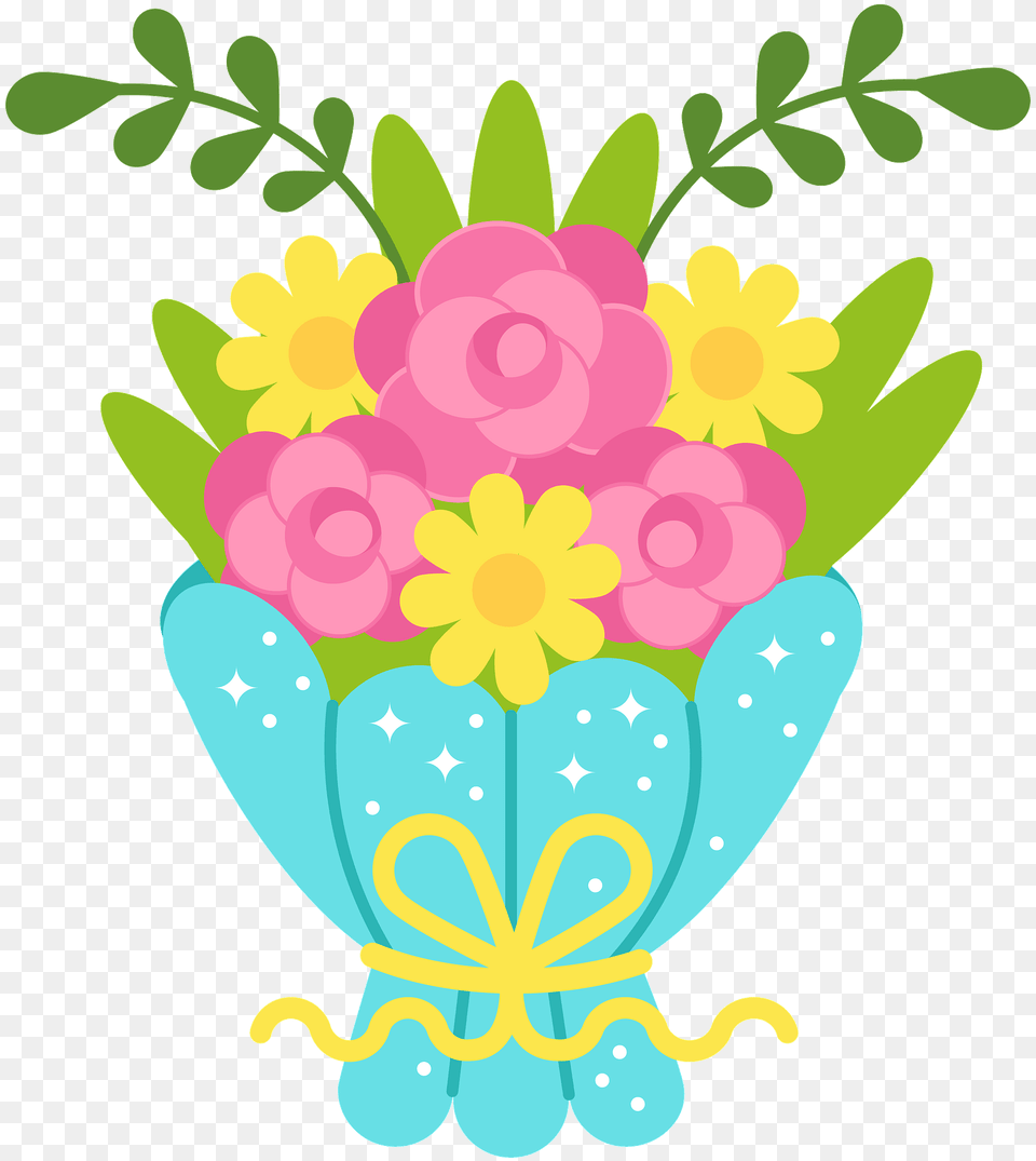 Flowers Bouquet Clipart, Art, Pattern, Graphics, Flower Bouquet Free Png