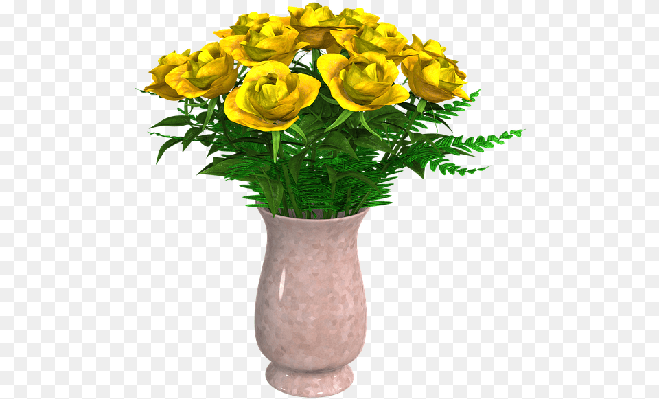 Flowers Bouquet Flower Vase Arrangement Vase Background On Flowers Vase, Flower Arrangement, Flower Bouquet, Plant, Potted Plant Free Transparent Png
