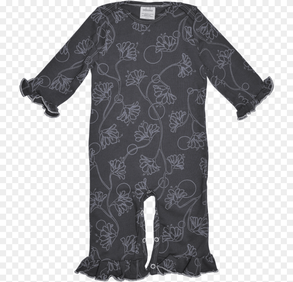 Flowers Bubbles Romper Pattern, Baby, Person, Clothing, Pajamas Free Png Download