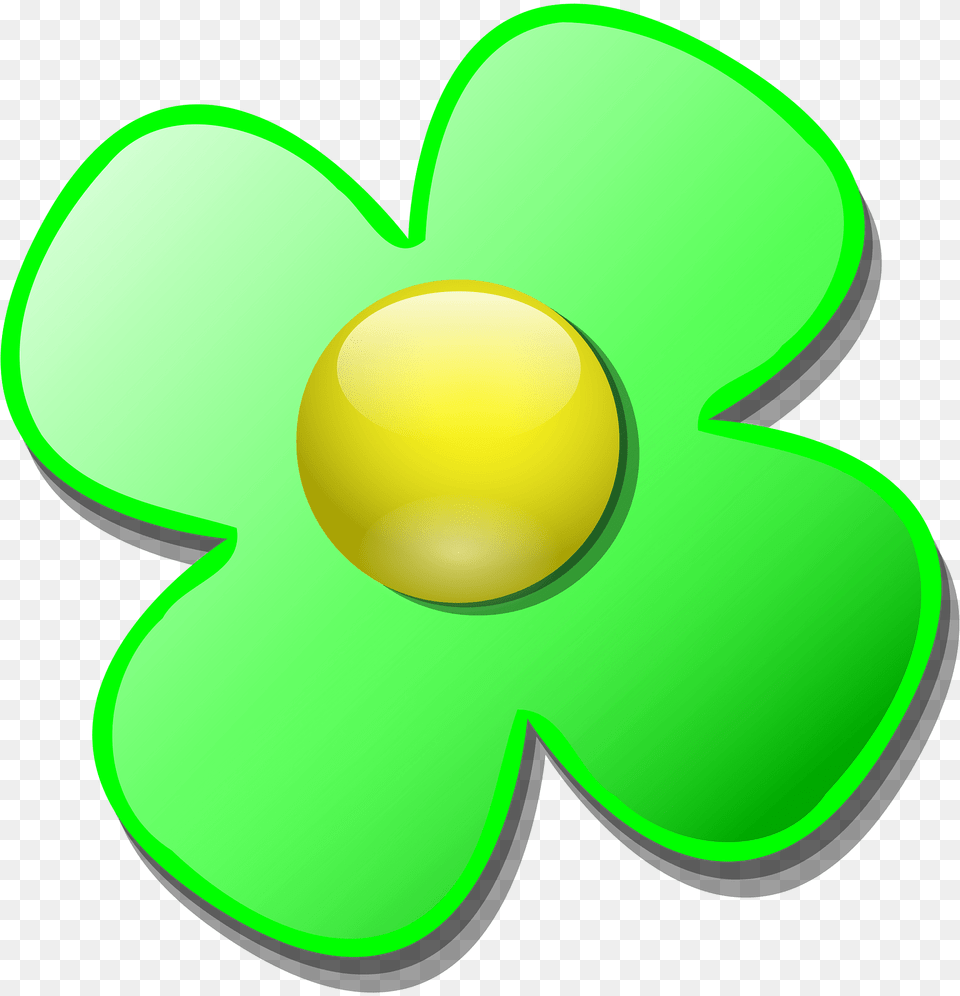 Flowers Clipart, Green, Plant, Anemone, Flower Png Image