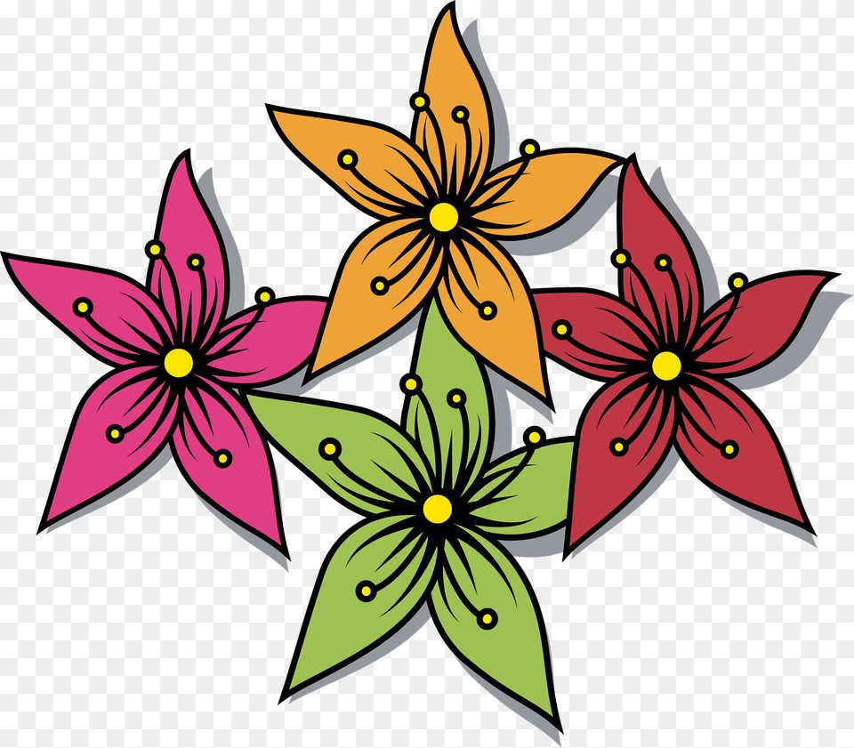 Flowers Clipart, Art, Floral Design, Graphics, Pattern Free Png