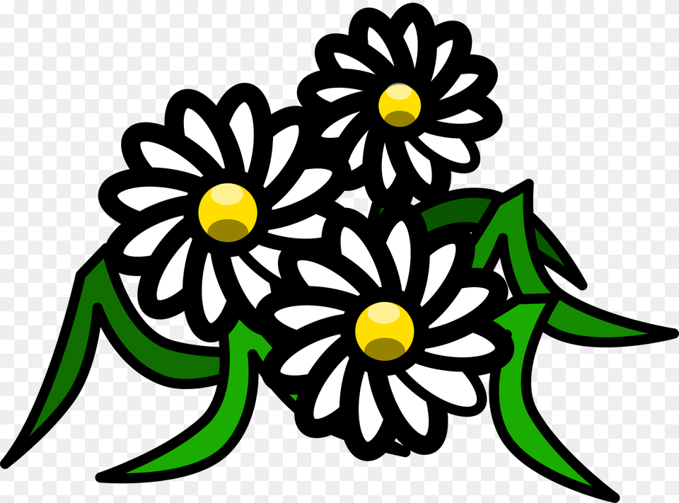 Flowers Clipart, Daisy, Flower, Plant, Art Free Transparent Png