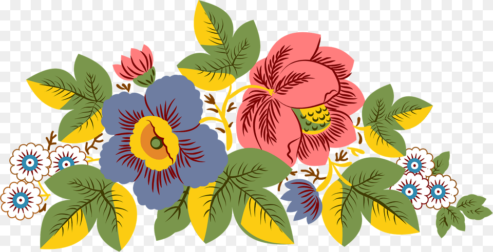 Flowers Clipart, Art, Floral Design, Graphics, Pattern Free Transparent Png