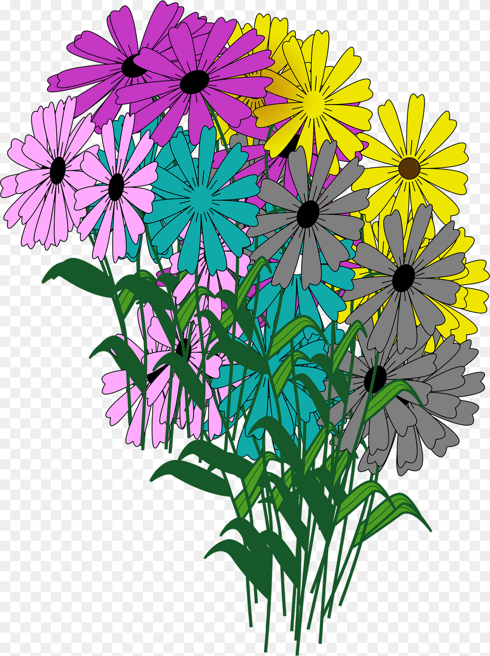 Flowers Clipart, Art, Daisy, Flower, Graphics Free Transparent Png