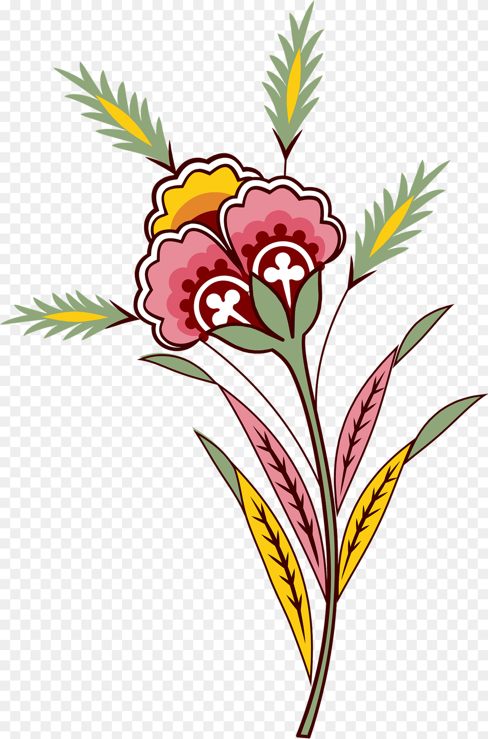 Flowers Clipart, Art, Floral Design, Graphics, Pattern Free Png