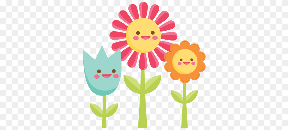Flowers Clipart Cute Spring Title Scrapbooking, Daisy, Flower, Plant, Animal Free Transparent Png