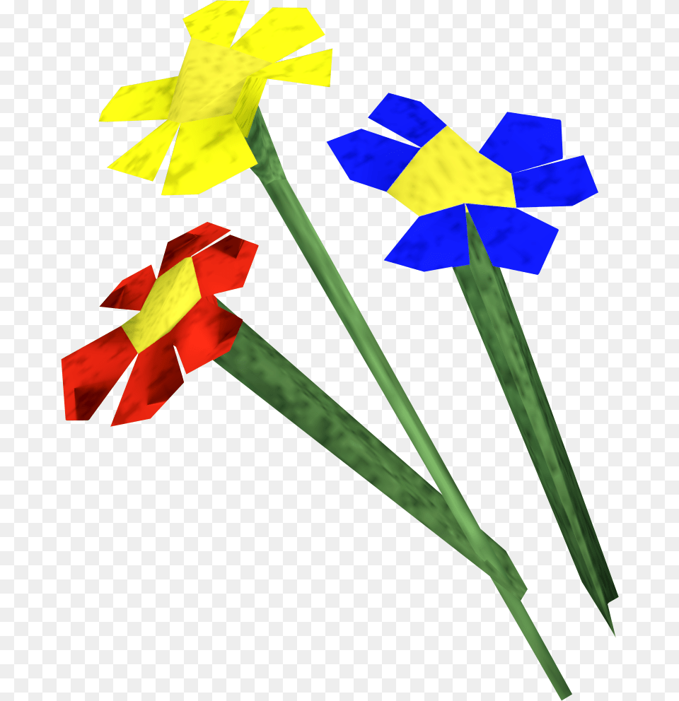 Flowers Detail Runescape Flower, Daffodil, Plant, Person Free Png Download