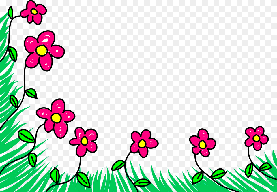 Flowers Doodle Clipart, Art, Floral Design, Graphics, Pattern Png