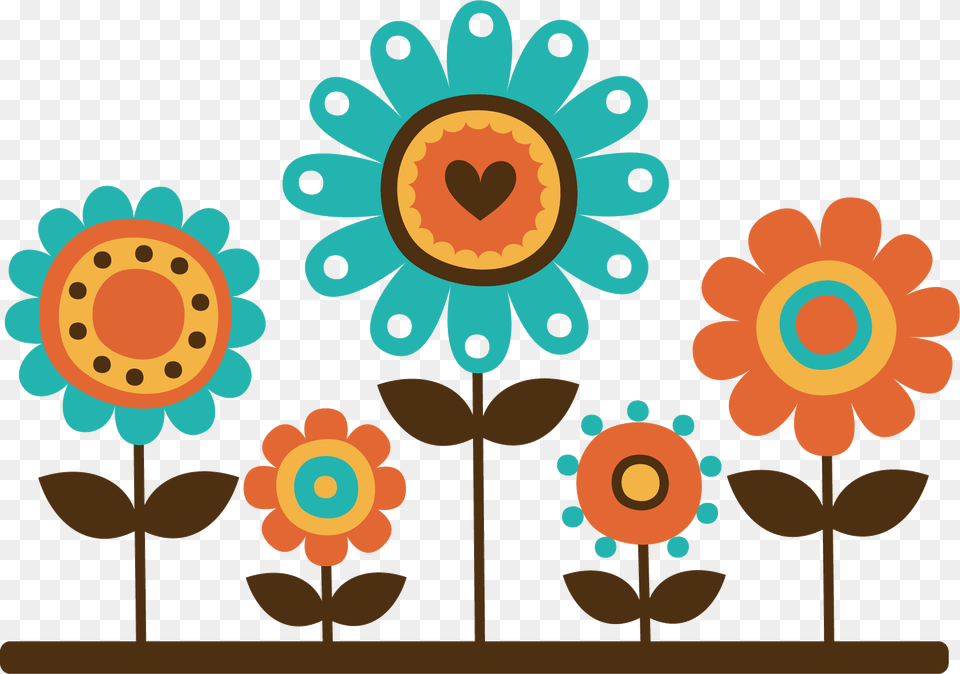 Flowers Draw Children, Art, Plant, Pattern, Graphics Free Png Download