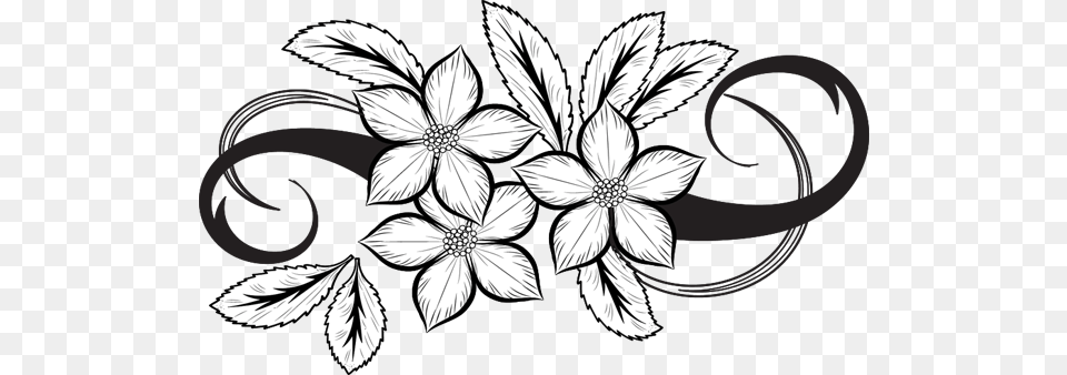 Flowers Drawing Drawing, Art, Floral Design, Graphics, Pattern Free Png