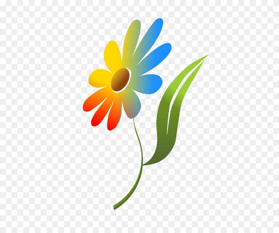 Flowers For Single Flowers Clip Art, Daisy, Flower, Plant, Petal Free Png