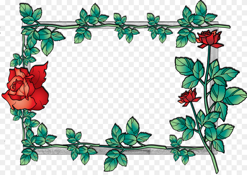 Flowers Frame, Art, Floral Design, Flower, Graphics Png Image