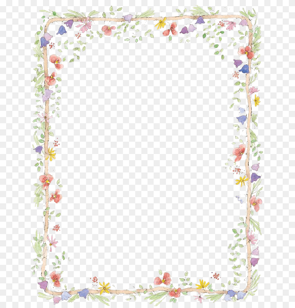 Flowers Frame Colours, Home Decor, Rug, Art, Floral Design Png