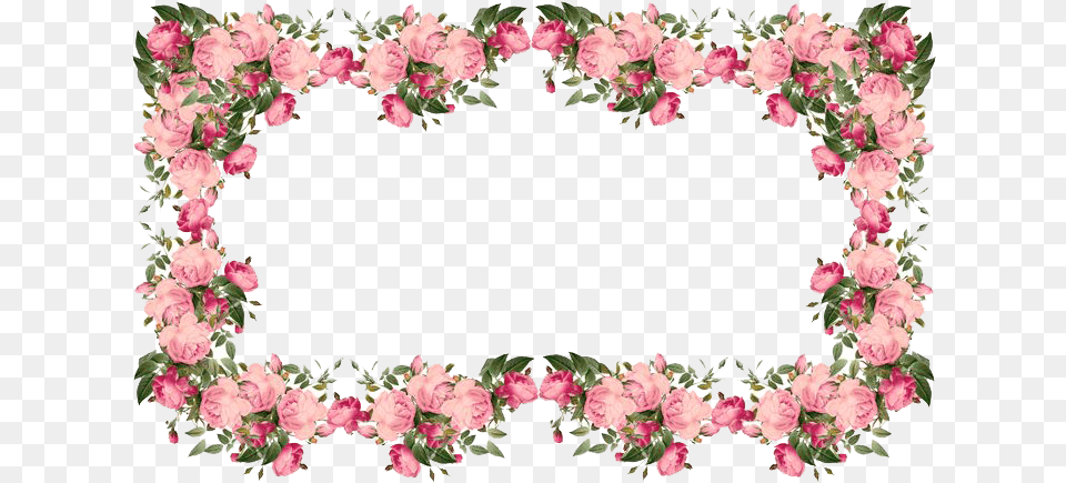 Flowers Frame Picture Flower Border Background, Art, Floral Design, Graphics, Pattern Free Transparent Png