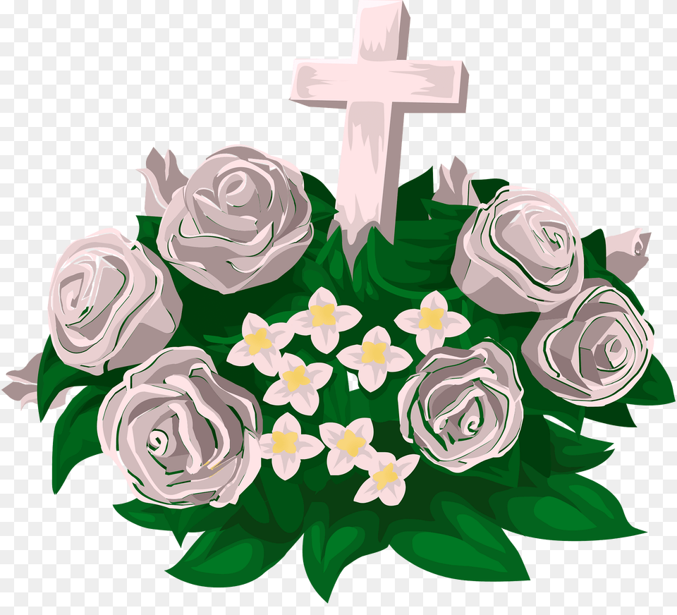 Flowers Grave Clipart, Art, Rose, Plant, Graphics Png